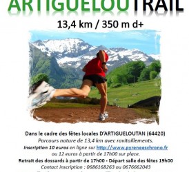Artigueloutrail – 19 juin – 13,4 km – D+ 350m