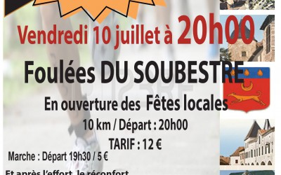 Foulées du Soubestre – 10 juillet