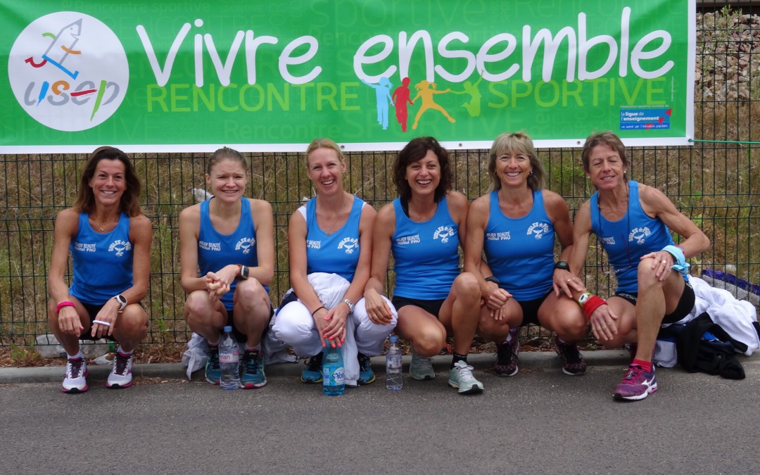 Les Aiglettes aux championnats de France d’Ekiden