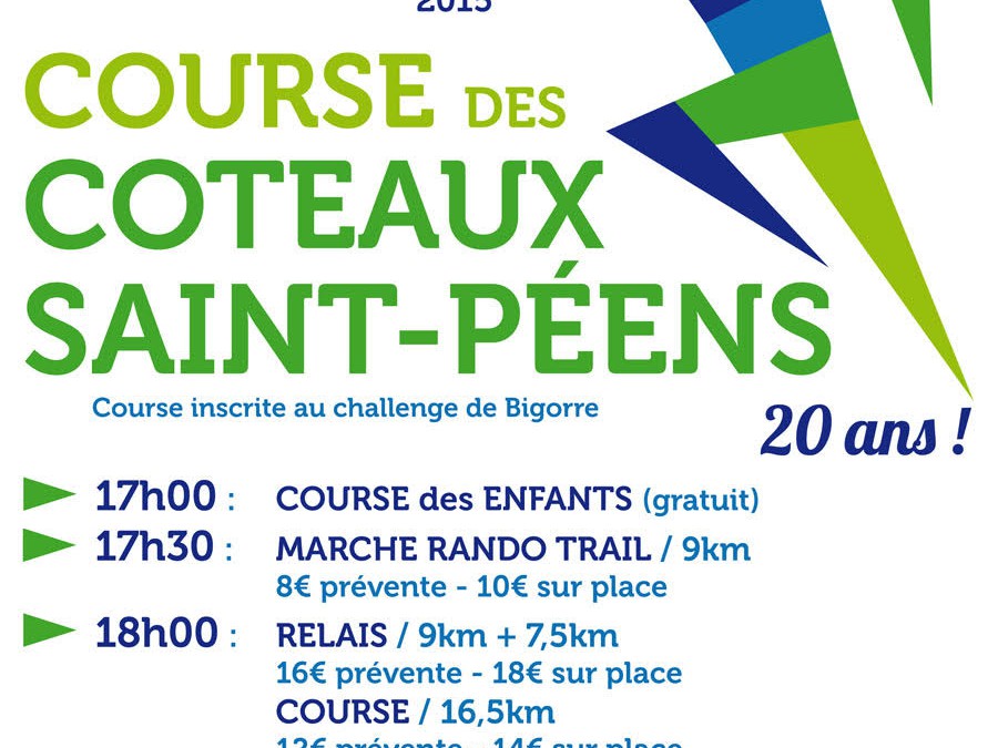 Course des côteaux St-Péens – samedi 4 juillet