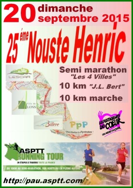 Nouste Henric – Pau – 20 septembre