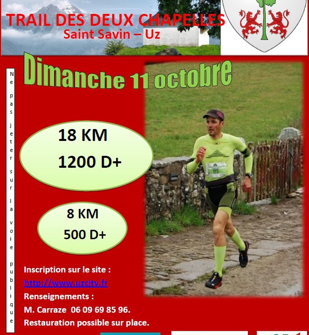 Trail de Uz les 2 chapelles – 11 octobre