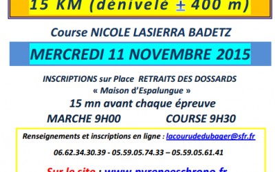 Courude du Bager – 11 novembre – Arudy