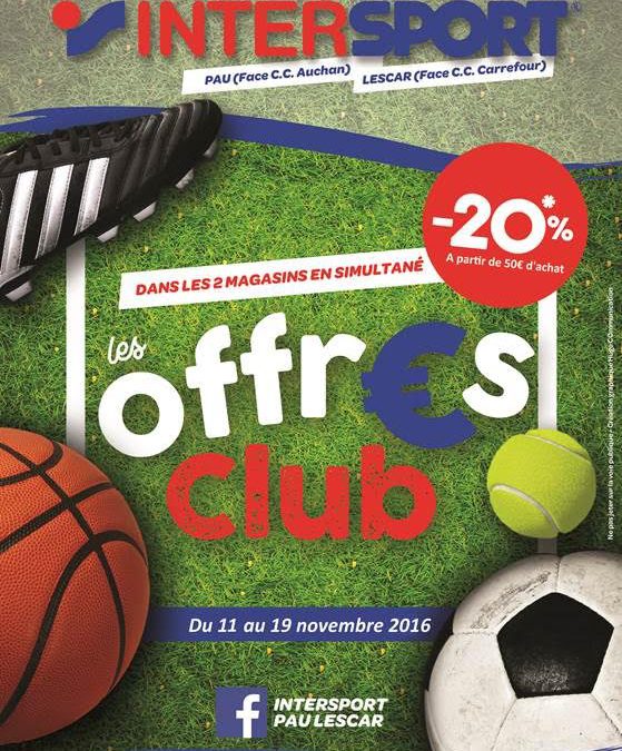 Offre Intersport Pau / Lescar