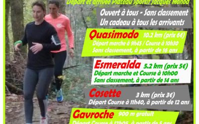Trail Victor Hugo – 27 novembre – Lescar