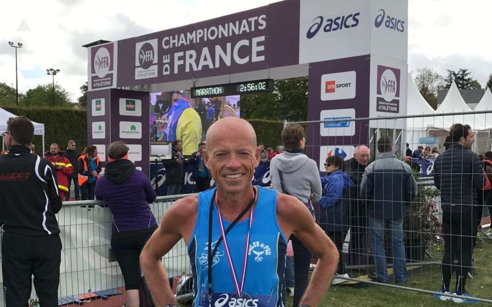 Eric Larripa, champion de France de Marathon V2