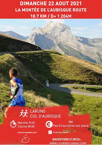 Montée de l’Aubisque 2021 – dimanche 22 aout 2021