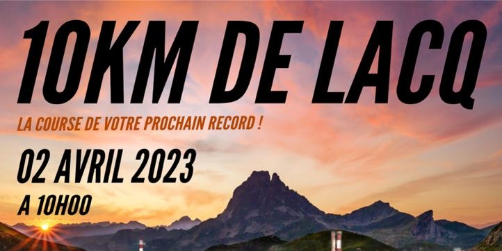 Plan d’entrainement 10km de Lacq du 02 avril 2023